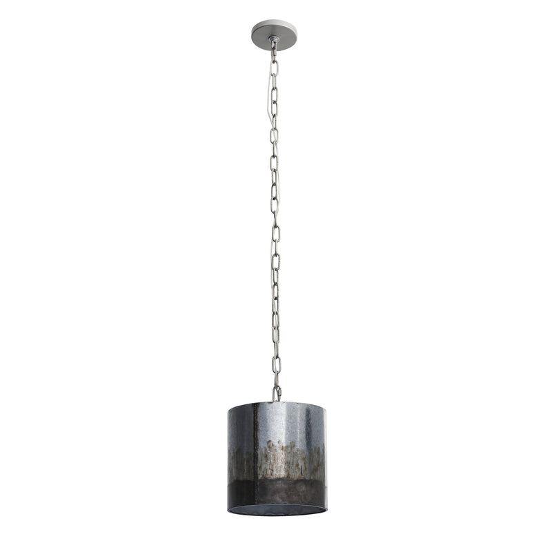 Varaluz 323M01OG One Light Mini Pendant, Ombre Galvanized