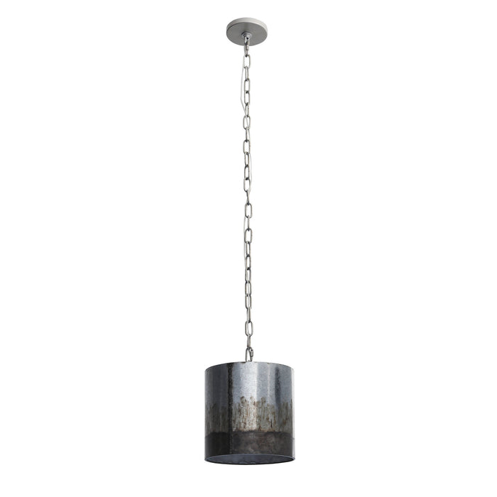 Varaluz 323M01OG One Light Mini Pendant, Ombre Galvanized