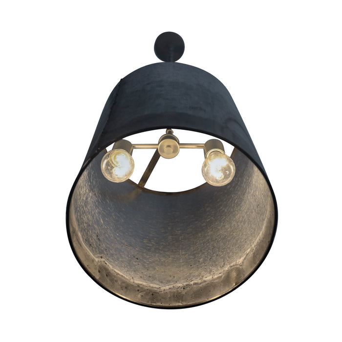 Varaluz 323P02OG Two Light Pendant, Ombre Galvanized