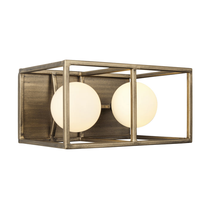 Varaluz 325B02HGCB Two Light Bath, Havana Gold/Carbon