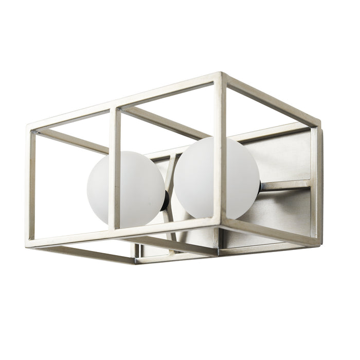 Varaluz 325B02SOCB Two Light Bath, Silverado/Carbon