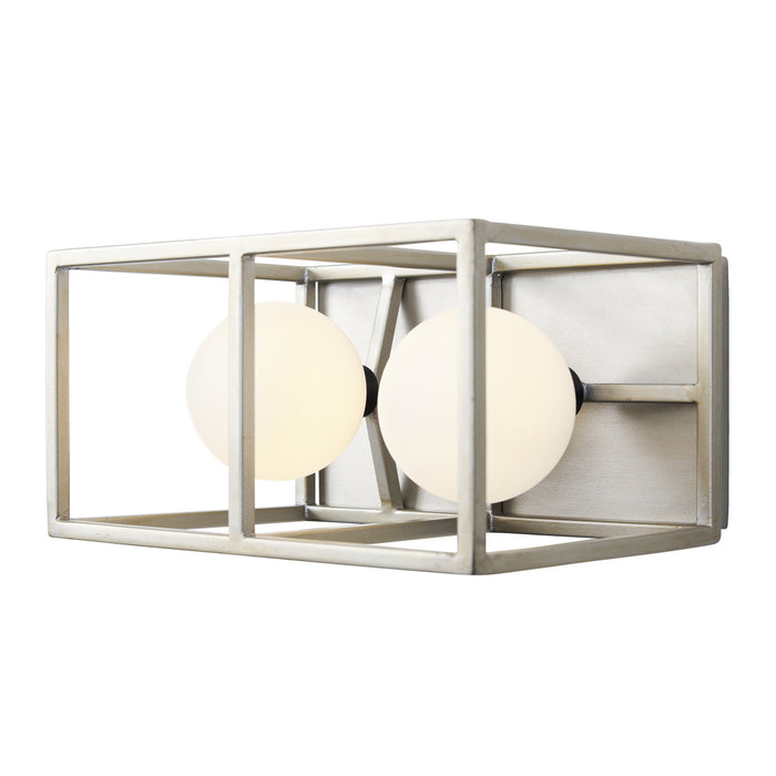 Varaluz 325B02SOCB Two Light Bath, Silverado/Carbon