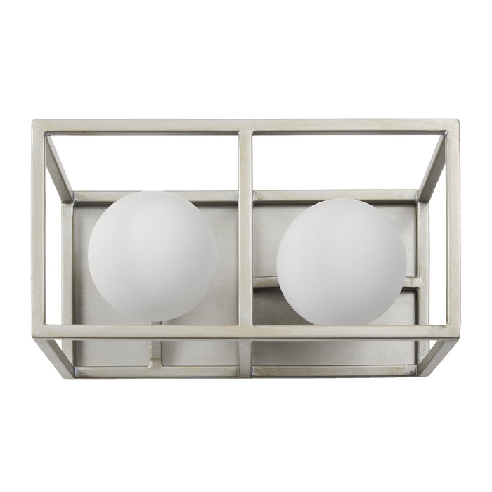 Varaluz 325B02SOCB Two Light Bath, Silverado/Carbon