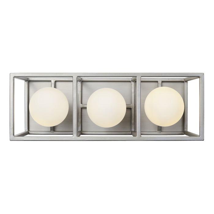 Varaluz 325B03SOCB Three Light Bath, Silverado/Carbon