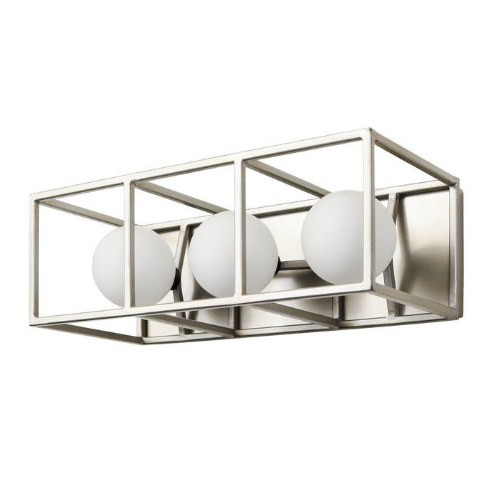 Varaluz 325B03SOCB Three Light Bath, Silverado/Carbon