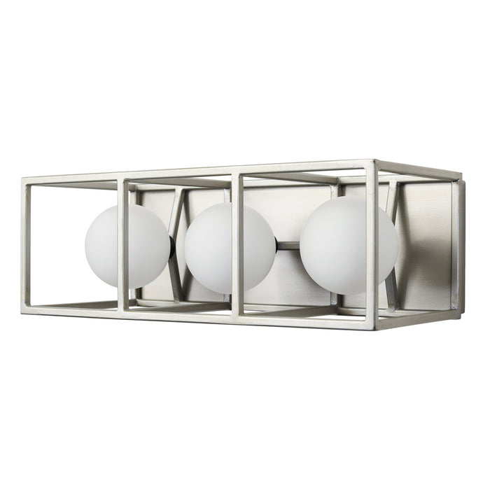 Varaluz 325B03SOCB Three Light Bath, Silverado/Carbon