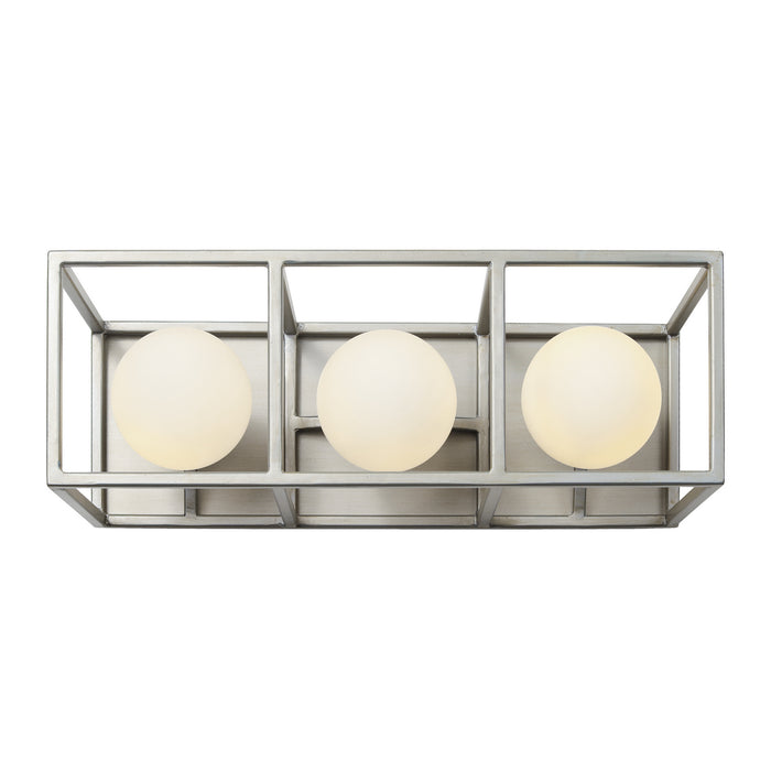 Varaluz 325B03SOCB Three Light Bath, Silverado/Carbon