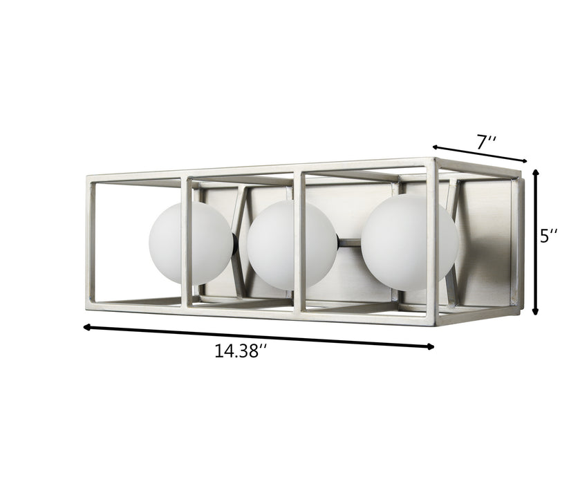 Varaluz 325B03SOCB Three Light Bath, Silverado/Carbon