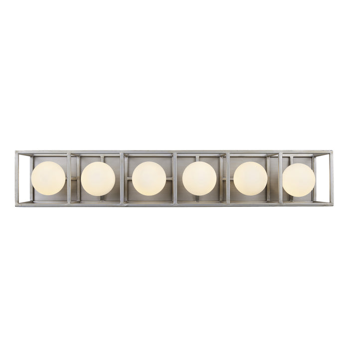 Varaluz 325B06SOCB Six Light Bath, Silverado/Carbon