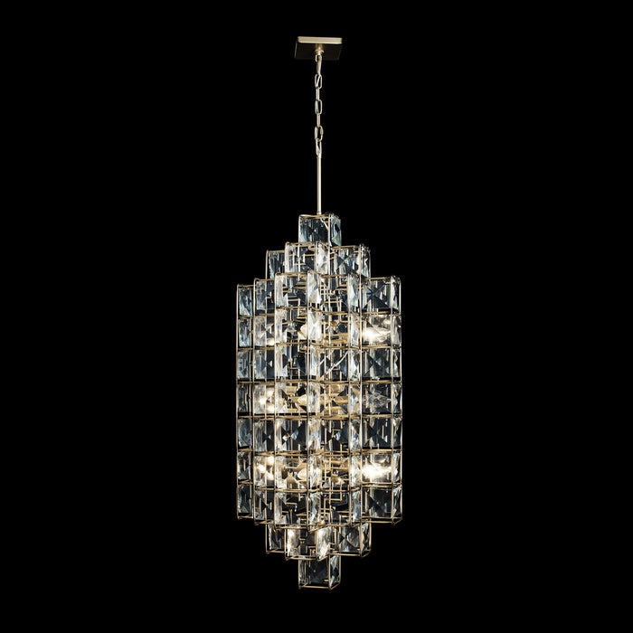 Varaluz 329F14CG 14 Light Foyer Pendant, Calypso Gold