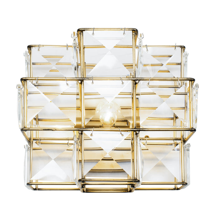 Varaluz 329W03CG Three Light Wall Sconce, Calypso Gold