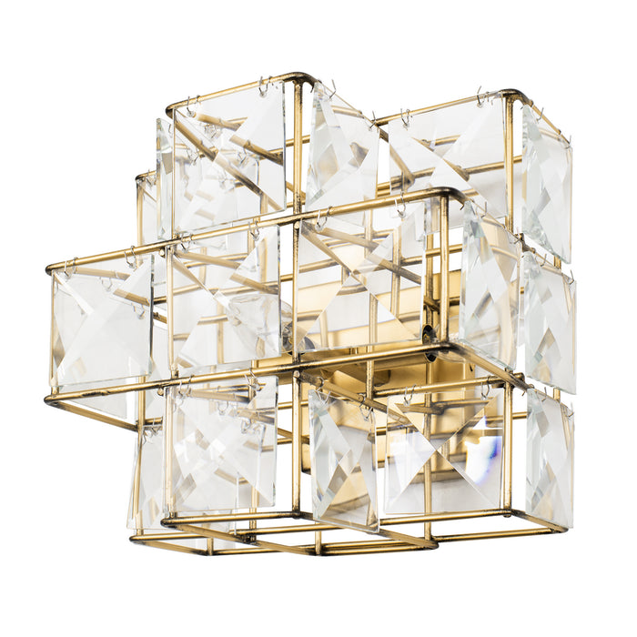 Varaluz 329W03CG Three Light Wall Sconce, Calypso Gold