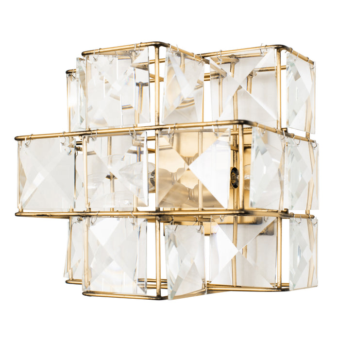 Varaluz 329W03CG Three Light Wall Sconce, Calypso Gold