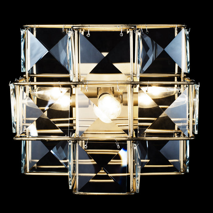 Varaluz 329W03CG Three Light Wall Sconce, Calypso Gold