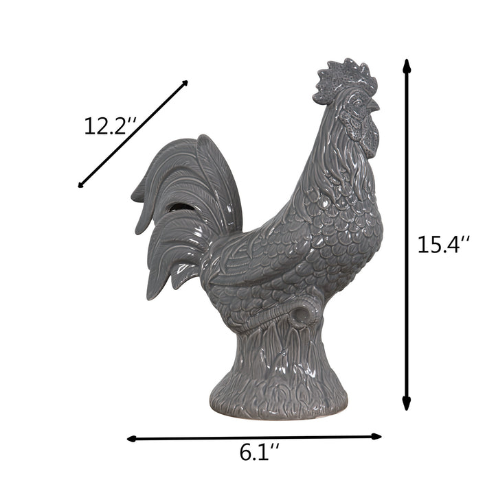 Varaluz 400A10GR Statue, Grey