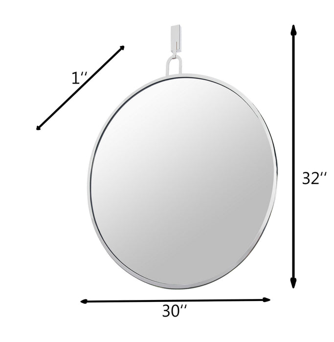 Varaluz 407A01PN Mirror, Polished Nickel