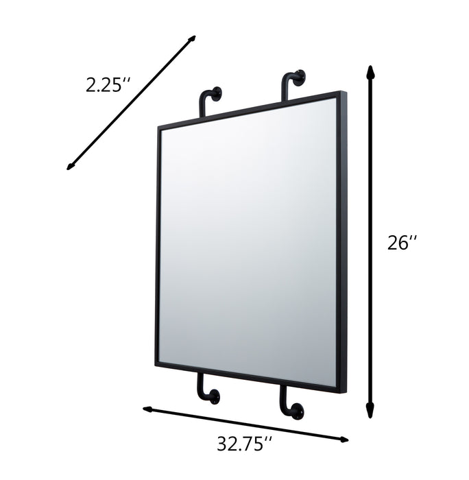 Varaluz 4DMI0103 Mirror, Black
