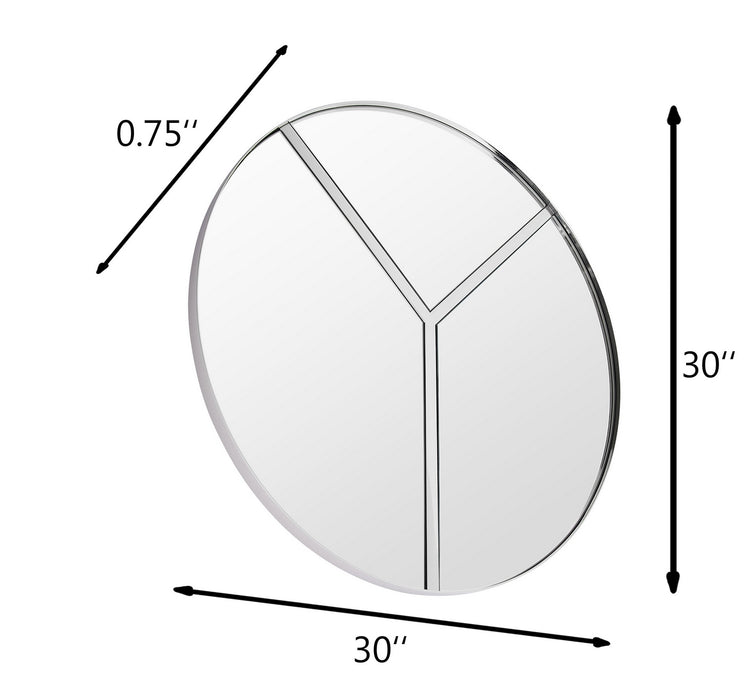 Varaluz 4DMI0106 Mirror, Polished Nickel