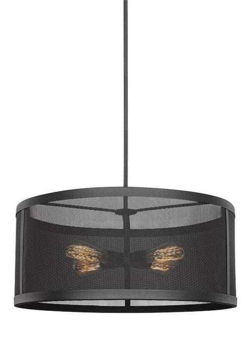 Visual Comfort Studio 6528504EN7-12 Four Light Pendant, Black