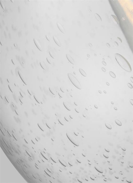 Visual Comfort Studio 6601801EN7-04 One Light Pendant, Satin Aluminum