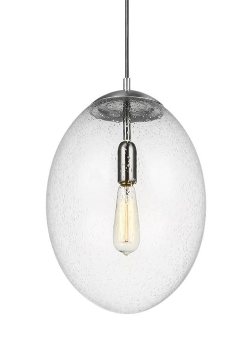 Visual Comfort Studio 6801801EN7-04 One Light Pendant, Satin Aluminum