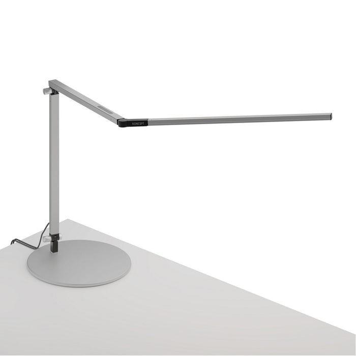 Koncept AR3000-CD-SIL-USB LED Desk Lamp, Silver