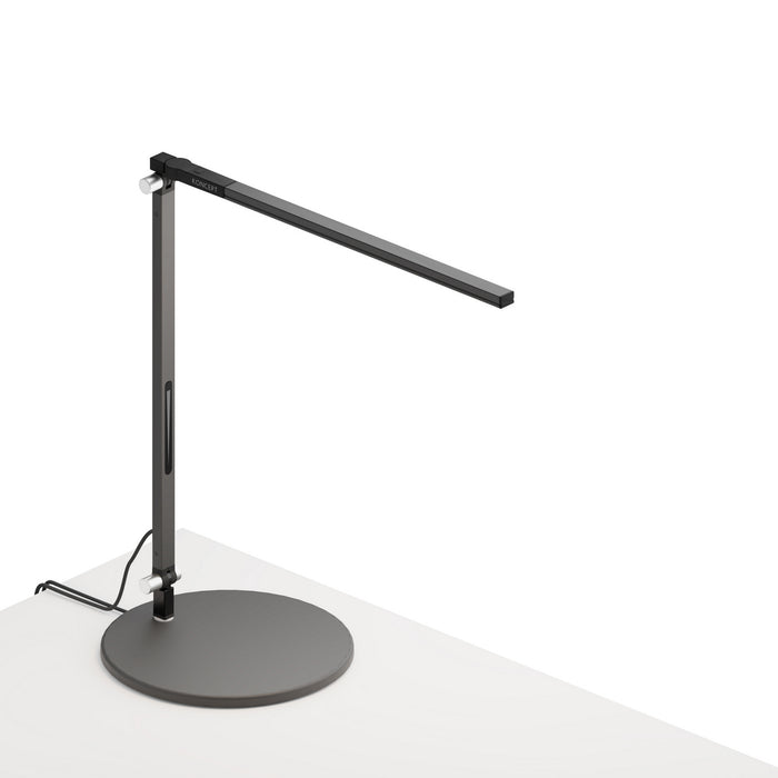 Koncept AR1100-CD-MBK-USB LED Desk Lamp, Metallic black