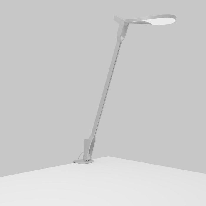 Koncept SPY-W-SIL-USB-CLP LED Desk Lamp, Silver