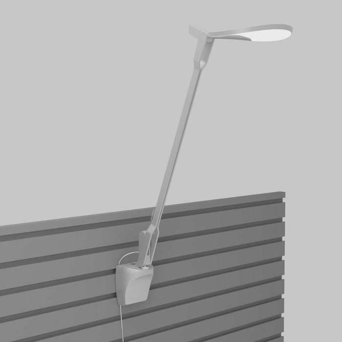 Koncept SPY-W-SIL-USB-SLT LED Desk Lamp, Silver