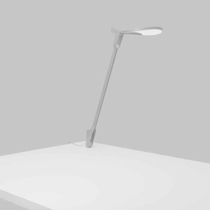 Koncept SPY-W-SIL-USB-THR LED Desk Lamp, Silver