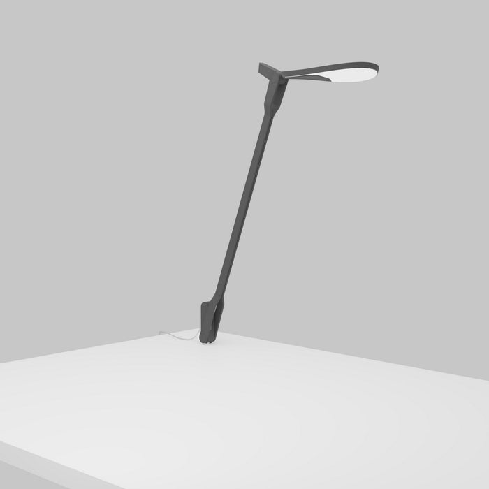Koncept SPY-W-MGY-USB-THR LED Desk Lamp, Matte Gray