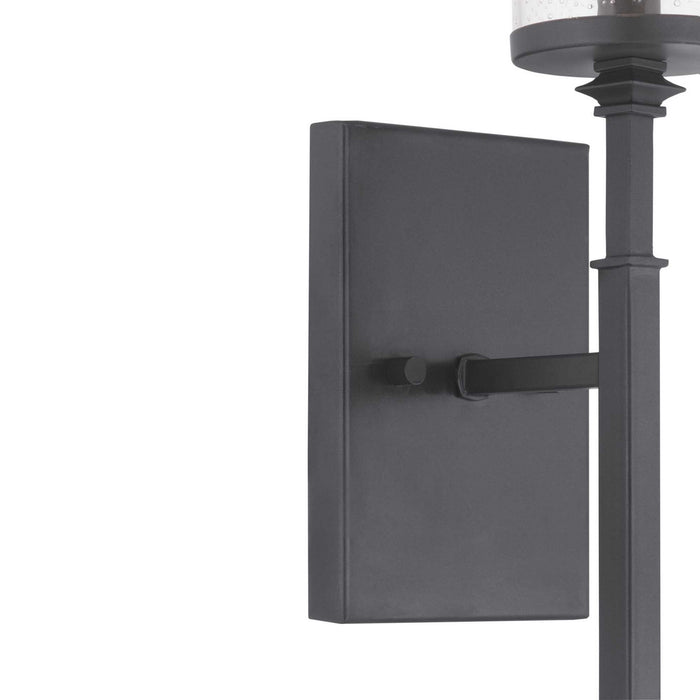 Progress Lighting P710055-143 One Light Wall Bracket, Graphite