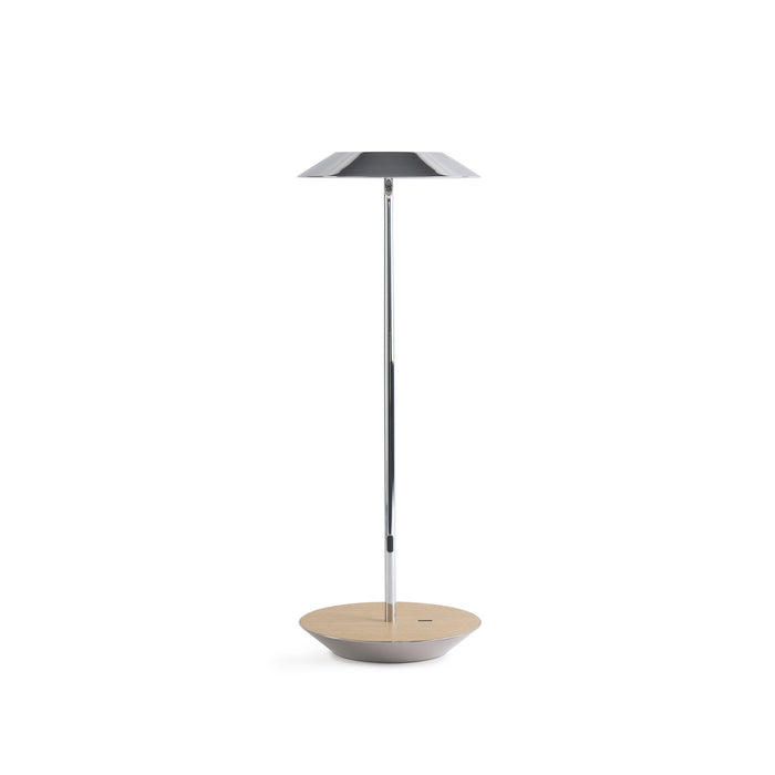 Koncept RYO-SW-CRM-WOK-DSK LED Desk Lamp, Chrome, White Oak