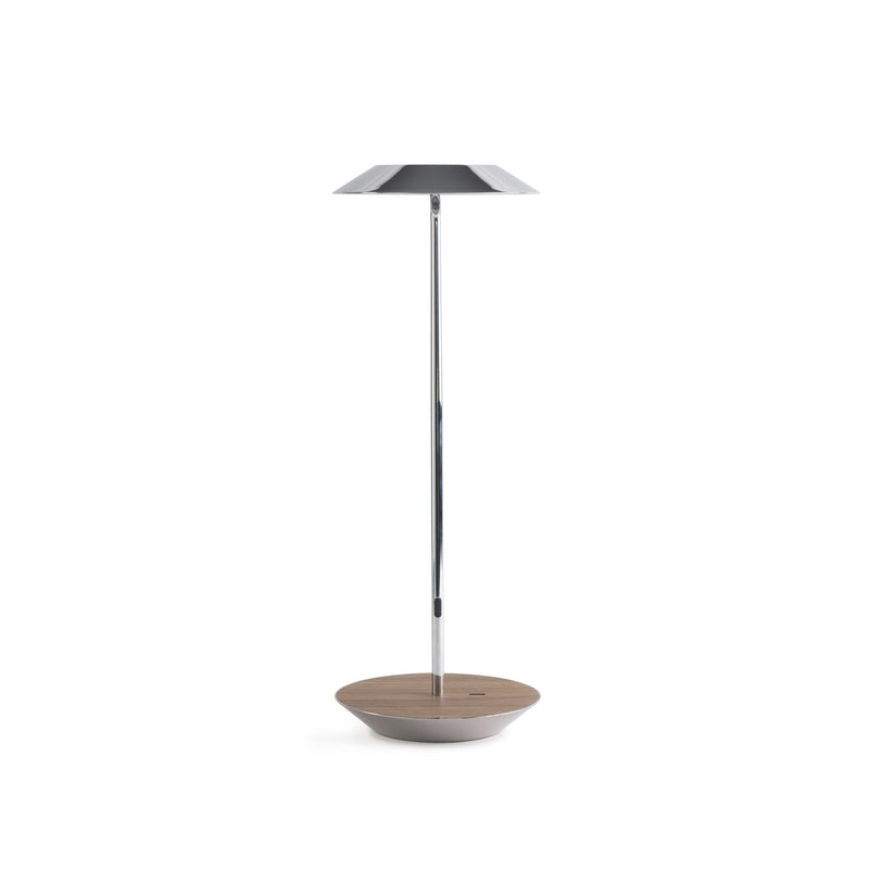 Koncept RYO-SW-CRM-OWT-DSK LED Desk Lamp, Chrome, Oiled Walnut