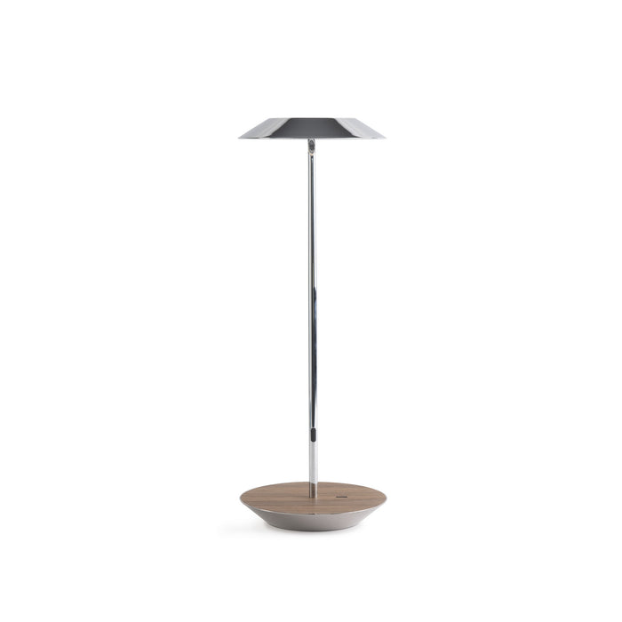 Koncept RYO-SW-CRM-OWT-DSK LED Desk Lamp, Chrome, Oiled Walnut