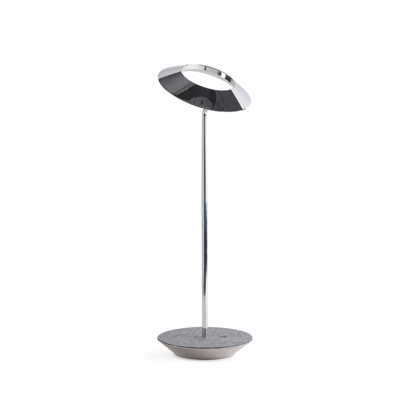 Koncept RYO-SW-CRM-OXF-DSK LED Desk Lamp, Chrome, Oxford Felt