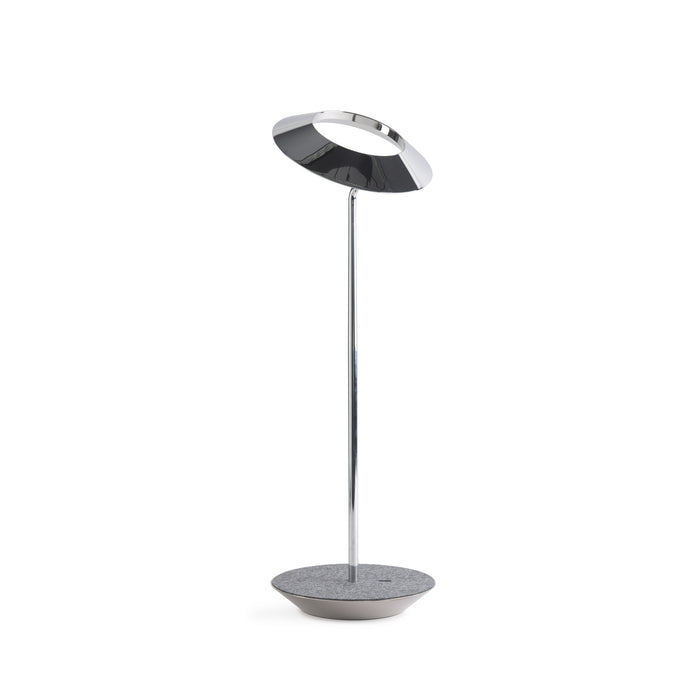 Koncept RYO-SW-CRM-OXF-DSK LED Desk Lamp, Chrome, Oxford Felt