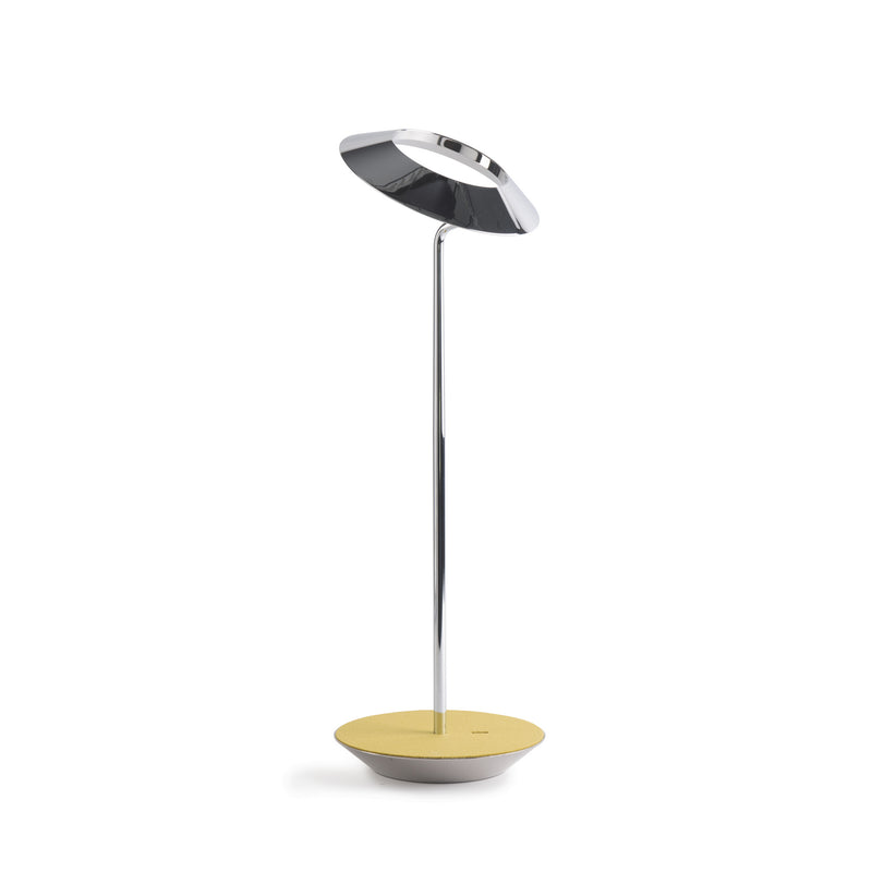 Koncept RYO-SW-CRM-HDF-DSK LED Desk Lamp, Chrome, Honeydew Felt