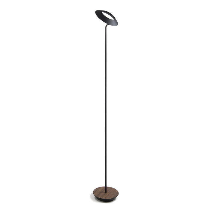 Koncept RYO-SW-MTB-OWT-FLR LED Floor Lamp, Matte Black, Oiled Walnut