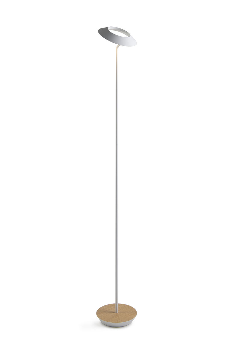Koncept RYO-SW-MWT-WOK-FLR LED Floor Lamp, Matte White, White Oak
