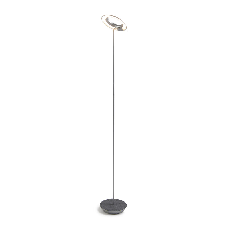 Koncept RYO-SW-SIL-OXF-FLR LED Floor Lamp, Silver, Oxford Felt