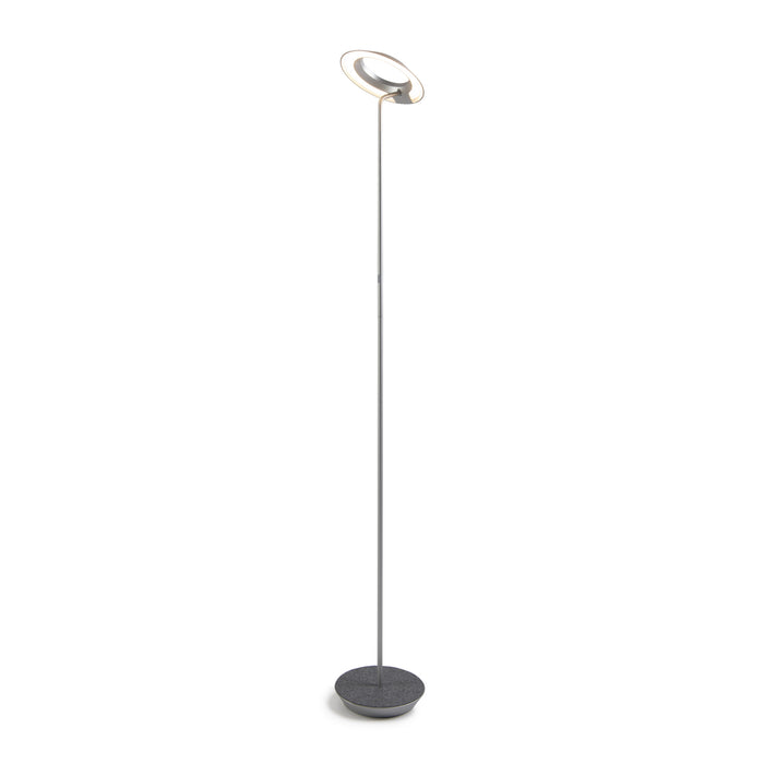 Koncept RYO-SW-SIL-OXF-FLR LED Floor Lamp, Silver, Oxford Felt