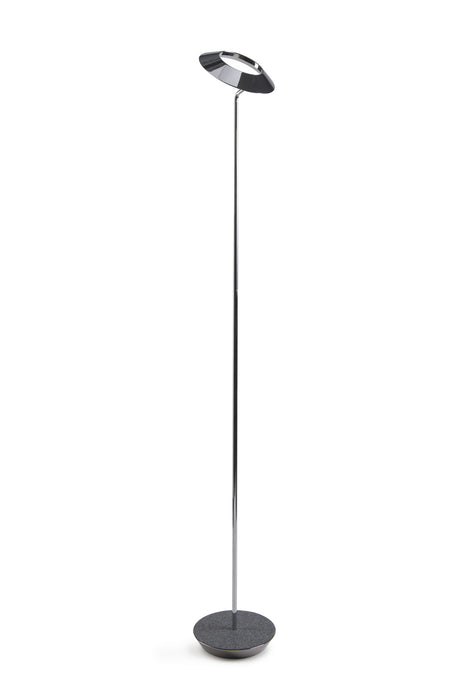 Koncept RYO-SW-CRM-OXF-FLR LED Floor Lamp, Chrome, Oxford Felt