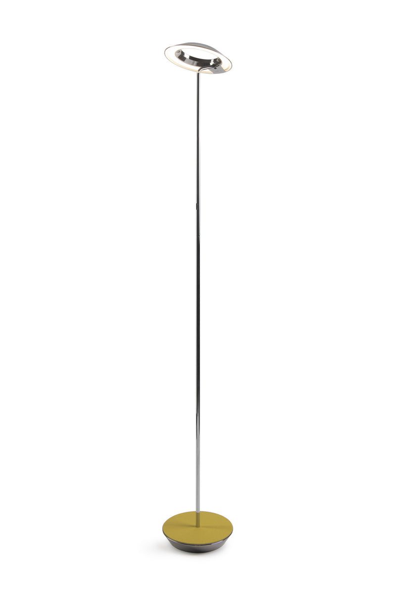 Koncept RYO-SW-CRM-HDF-FLR LED Floor Lamp, Chrome, Honeydew Felt