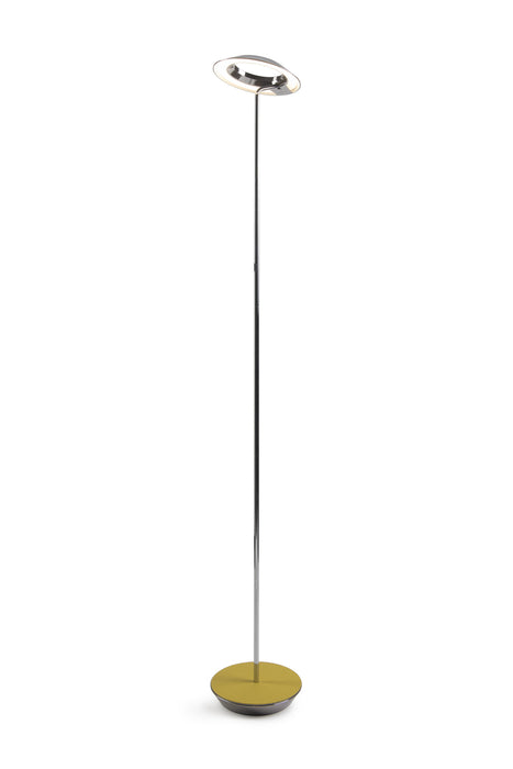Koncept RYO-SW-CRM-HDF-FLR LED Floor Lamp, Chrome, Honeydew Felt