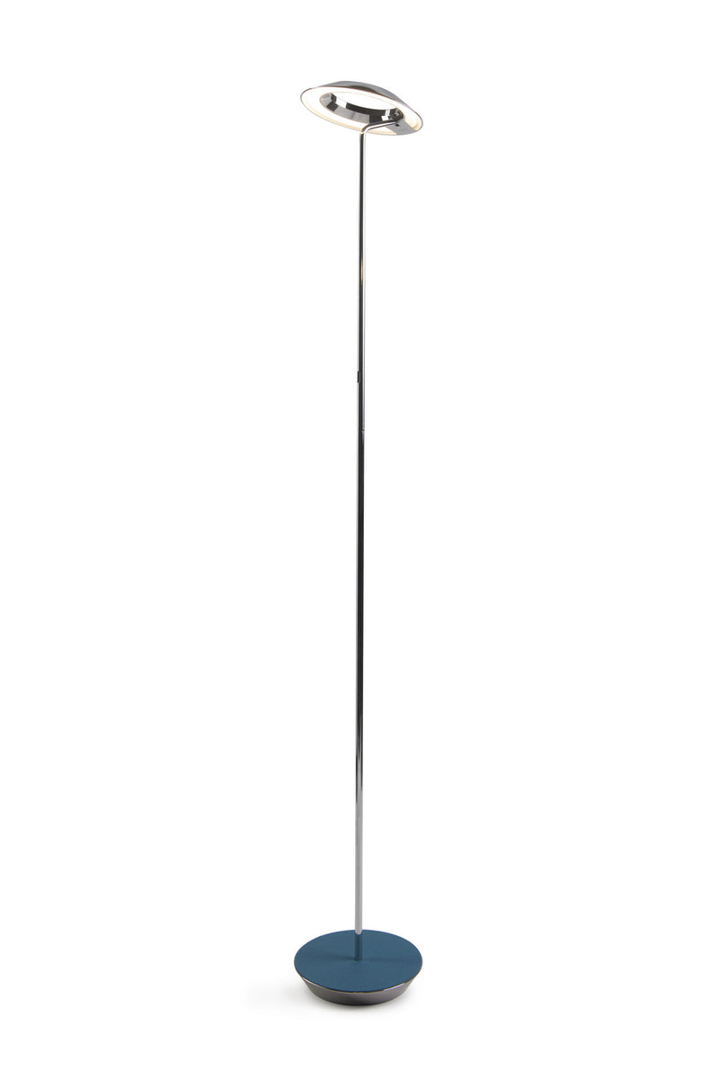 Koncept RYO-SW-CRM-AZF-FLR LED Floor Lamp, Chrome, Azure Felt