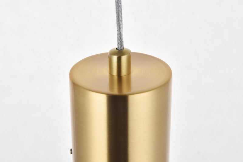 Elegant Lighting 5200D4G LED Pendant, Gold
