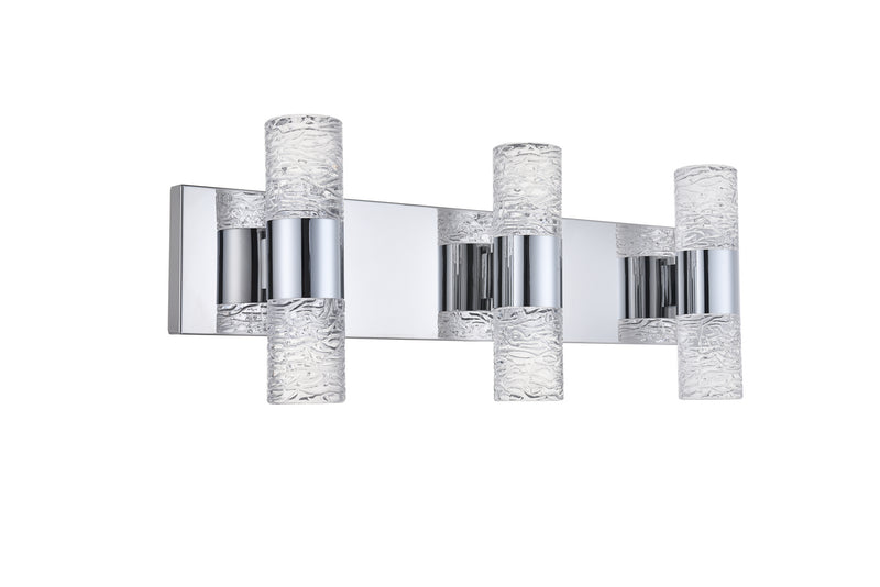 Elegant Lighting 5200W24C LED Wall Sconce, Chrome