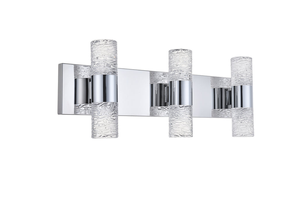 Elegant Lighting 5200W24C LED Wall Sconce, Chrome