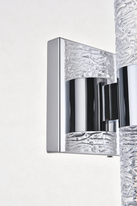 Elegant Lighting 5200W24C LED Wall Sconce, Chrome